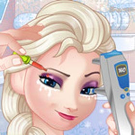 game Elsa Eye Doctor