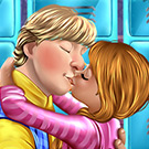 game Anna and Kristoff sweet kissing