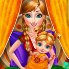 game Anna Frozen Baby Birth