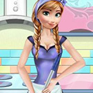 game Anna Frozen Great Cleaning