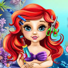 game Baby Ariel Real Haircuts