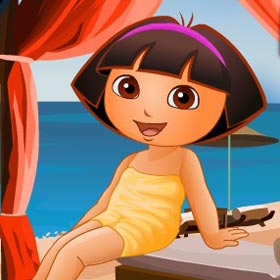 game Baby Dora At The Spa