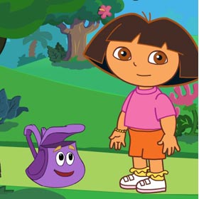 game Baby Dora Bubble Trouble