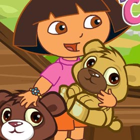 game Baby Dora Care Baby Bears