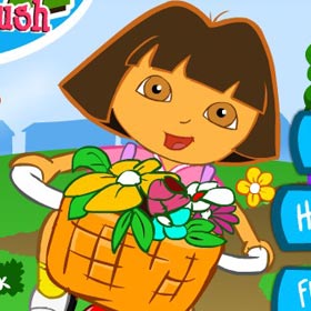 game Baby Dora Flower Rush