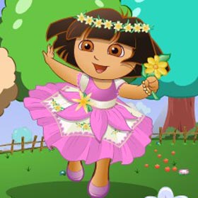 game Baby Dora Flower World