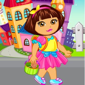 game Baby Dora Goes To School