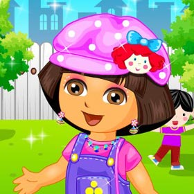 game Baby Dora Kindergarten Dress Up