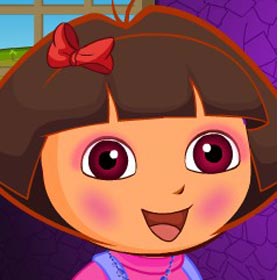 game Baby Dora Outing Beauty Make Up