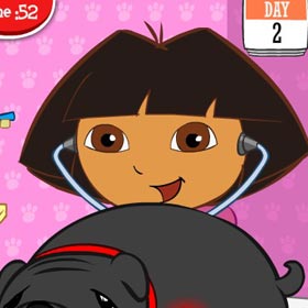 game Baby Dora : Save the dog