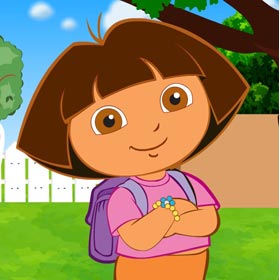 game Baby Dora School Time