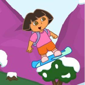 game Baby Dora Snowboard