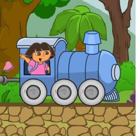 game Baby Dora Train Express
