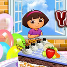 game Baby Dora Yummy Cake Decorating