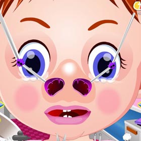 game Baby Emma Nose Doctor