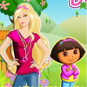 game Barbie and Baby Dora
