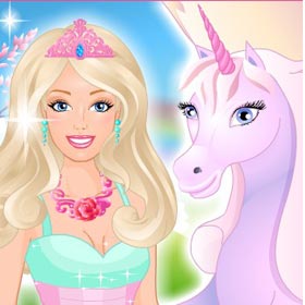 game Barbie and Unicorn