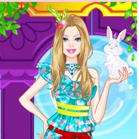 game Barbie Animal Prints Dress Up