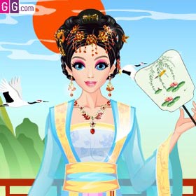 game Barbie Asian Beauty Queen Dress Up