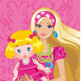 game Barbie Baby Sitter