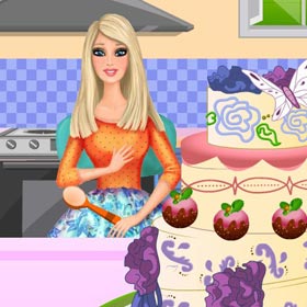 game Barbie Cooking Cake