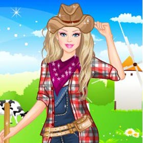 game Barbie Farmer Princess Dress Up