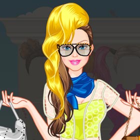 game Barbie Hipster Princess Dress Up