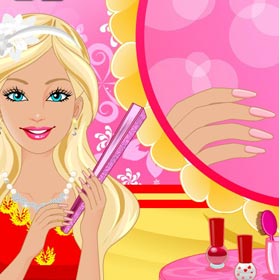 game Barbie Princess Nails