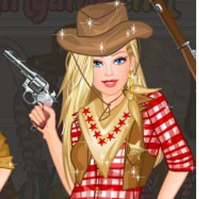 game Barbie Western Dressup