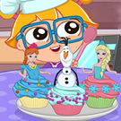 game Cutezee‘s Cooking Academy: Elsa Cupcakes