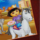 game Dora and Diego online coloring page