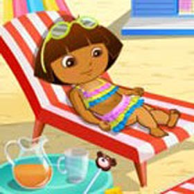 game Dora At Beach