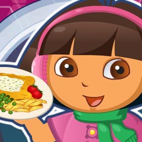 game Dora Fish And Chips