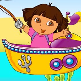 game Dora Fishing Adventure