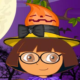 game Dora Halloween Dress Up