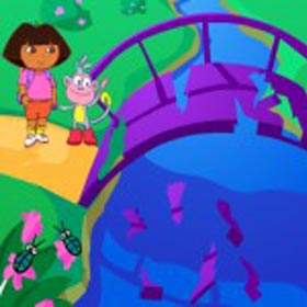 game Dora Puzzle Bridge