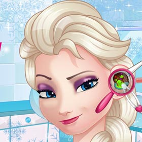game Elsa Frozen Ear Doctor