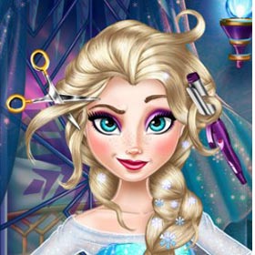 game Elsa Frozen Real Haircuts