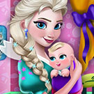 game Elsa Mommy Room Deco