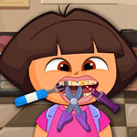 game Funny Dora Dentist