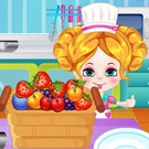 game Kiki Cooking: Chocolate Dipped Strawberry