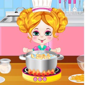 game KIKI MACARONI AND CHEESE COOKING