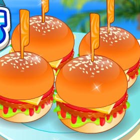game Mini Burgers Cooking