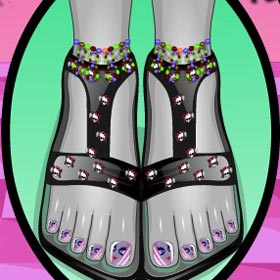 game Monster High Foot Makeover