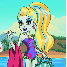 game Monster High Lagoona Blue Beach