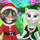 game New Year Party Talking Tom And Angela