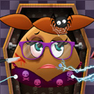 game Pou Girl Halloween Emergency