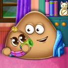 game Pou Has a Baby