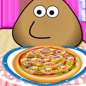 game Pou Pizza Cooking