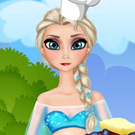 game Pregnant Elsa Cooking Pancakes